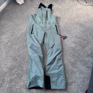 Helly Hansen Mens Legendary Insulated Ski bibs - Cactus - Size Large.